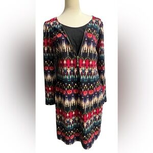 Metaphor Vibrant Geometric Midi Dress